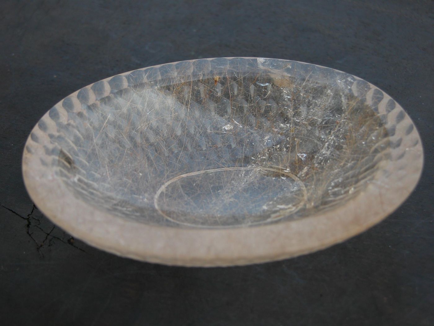 Rutilated Quartz Bowl — Rutilated quartz